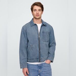Relaxed Denim Chore Jacket
